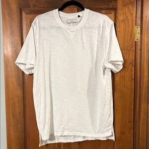 Five Four Classic White Short Sleeve Tee, Large